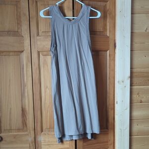 Sleeveless Tan Dress